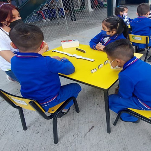 Alumnos de preescolar Colegio Monte Albán